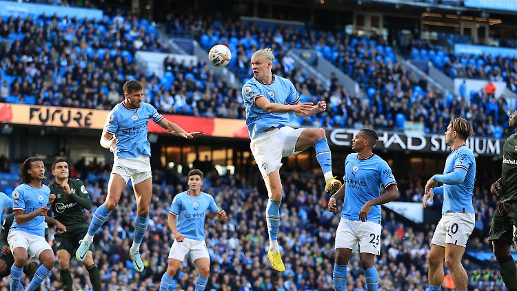 Erling Haaland machte Pep Guardiola "sehr zufrieden".