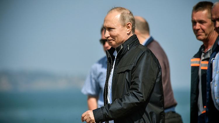 2018 war Putin noch persönlich zur Einweihung der Brücke gekommen.