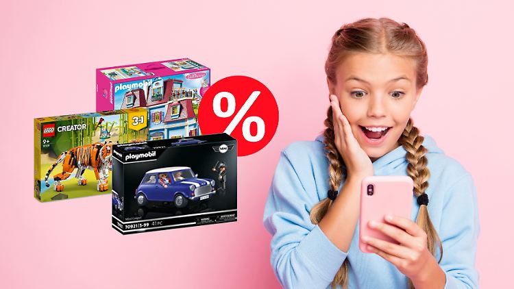 Am Prime Day fällt der Preis für sämtliches Spielzeug: Lego und Playmobil sind jetzt im Angebot.