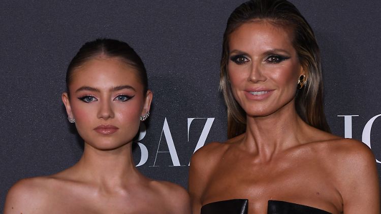 Leni und Heidi Klum: Das Mutter-Tochter-Gespann gefällt nicht jedem