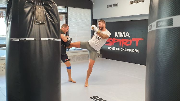 Zwei der "schweren Jungs" des MMA Spirit: Stephan Pütz (l.) und Patrick Vespaziani.