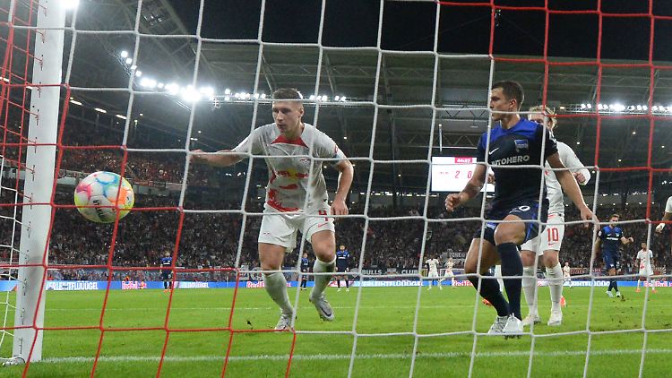 Willi Orban erzielte die vermeintliche Vorentscheidung für RB Leipzig.