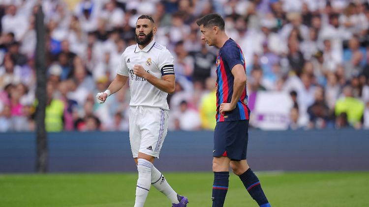 Robert Lewandowski verlor das Duell der Starstürmer gegen Karim Benzema.