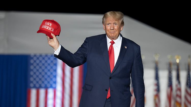 Retter in eigener Sache: Ex-Präsident Donald Trump in der vergangenen Woche in Nevada. 