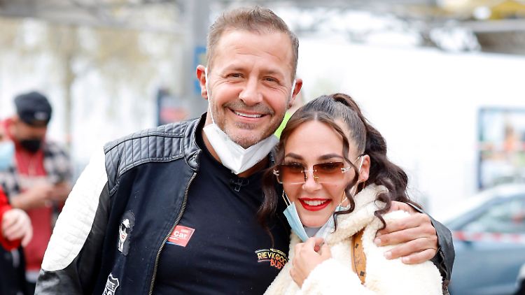 Alessia mit ihrem Vater Willi Herren, wenige Tage vor seinem Tod.