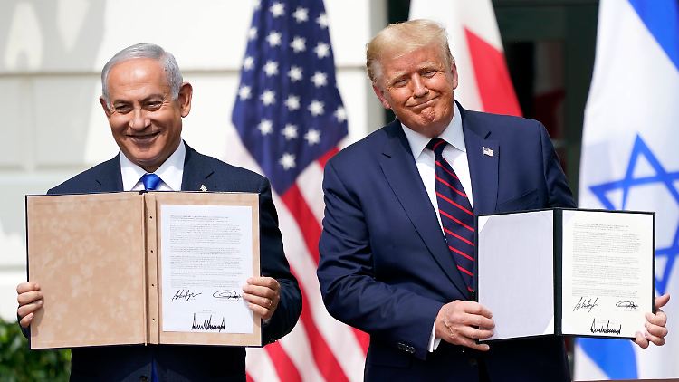 Trump und Israels ehemaliger Premier Benjamin Netanjahu.