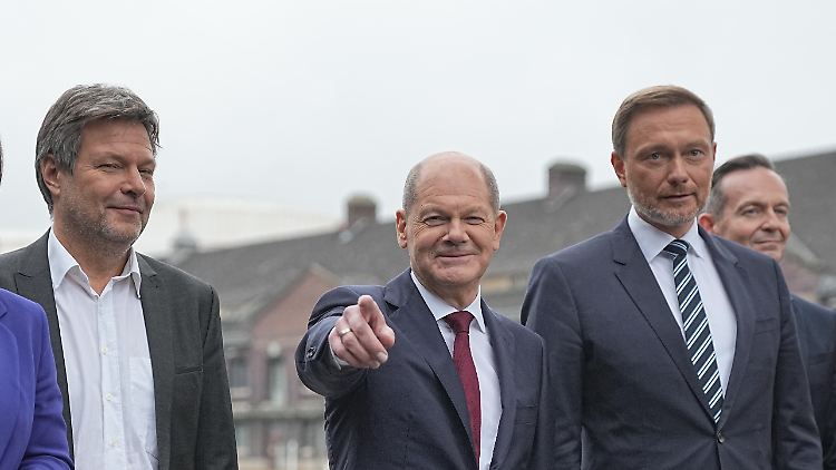 Drei, die sich nicht einigen konnten: Habeck, Scholz und Lindner.