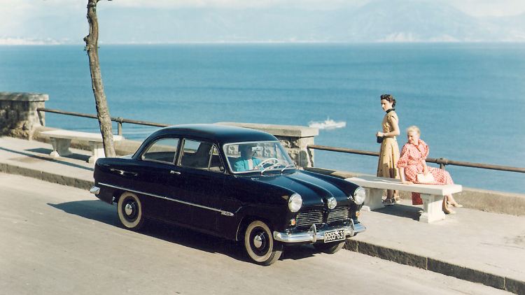 Die 12 im Namen des Ford Taunus steht für 1,2 Liter Hubraum, das M für "Meisterstück".