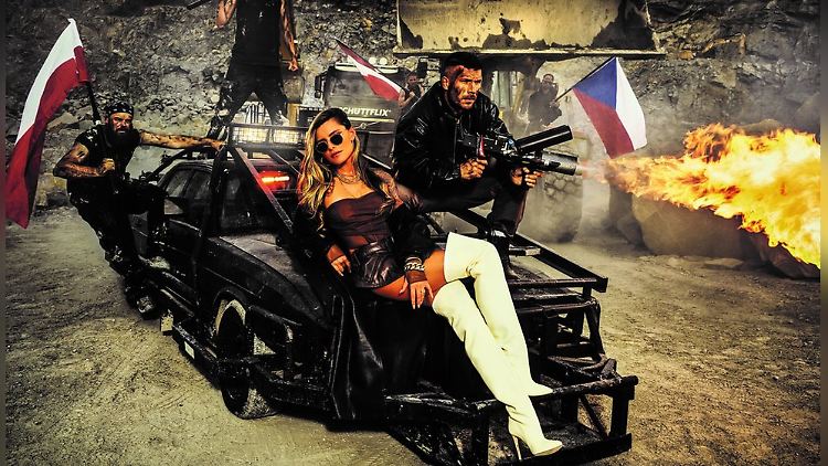 Duo Infernale: Sophia Thomalla und Lukas Podolski, der Vollstrecker.