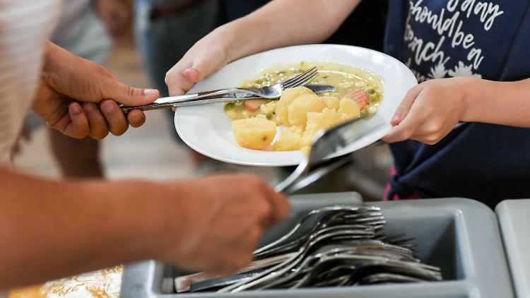 Vegetarisches Essen in der Schulkantine. Laut Prof. Dr. Gertrud Winkler spricht nichts dagegen, Kindern ausschließlich fleischlose Mahlzeiten anzubieten.