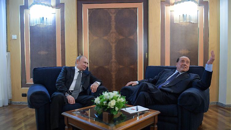 Man reiche den Wodka: Putin und Berlusconi