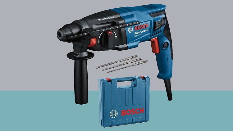 Günstiges Kraftpaket: Der Bohrhammer GBH 2-21 Professional von Bosch.