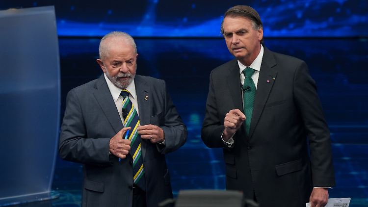Am kommenden Sonntag hat das brasilianische Volk die Wahl zwischen Ex-Staatschef Luiz Inácio Lula da Silva und Amtsinhaber Jair Bolsonaro (v.l.)