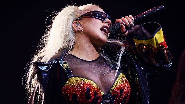 Setzt ein Statement: Christina Aguilera.
