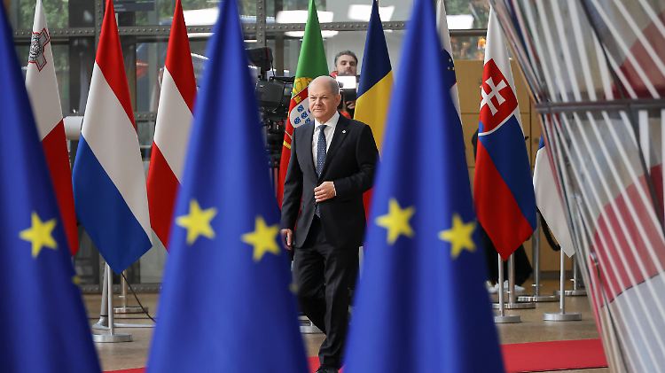 Kanzler Scholz spricht von einem "guten Fortschritt" in Brüssel.