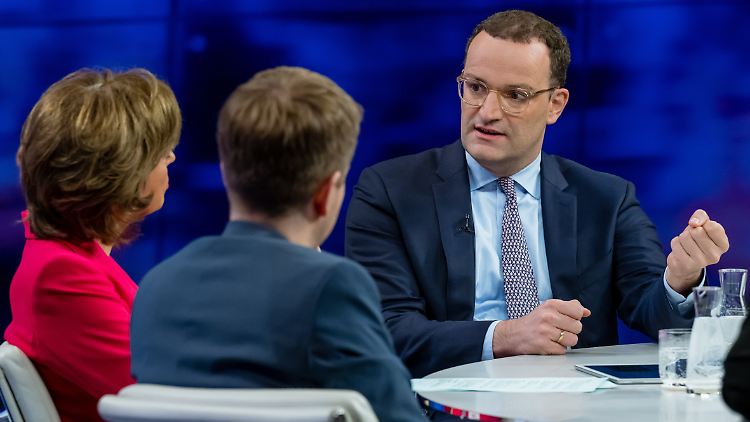 Spahn würde gerne erstmal sparen, zum Beispiel beim Bürgergeld.