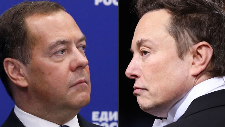 Dmitri Medwedew und Elon Musk teilen die Liebe für Troll-Tweets. 