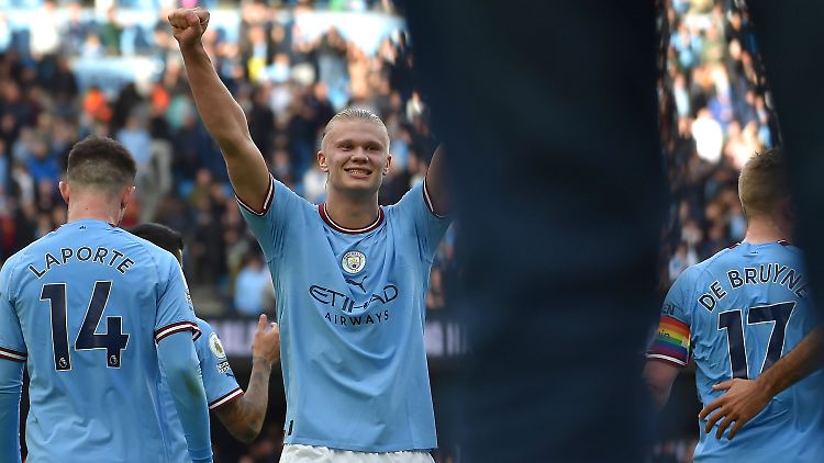 Im Schnitt erzielt Haaland 1,55 Tore pro Einsatz in der Premier League.