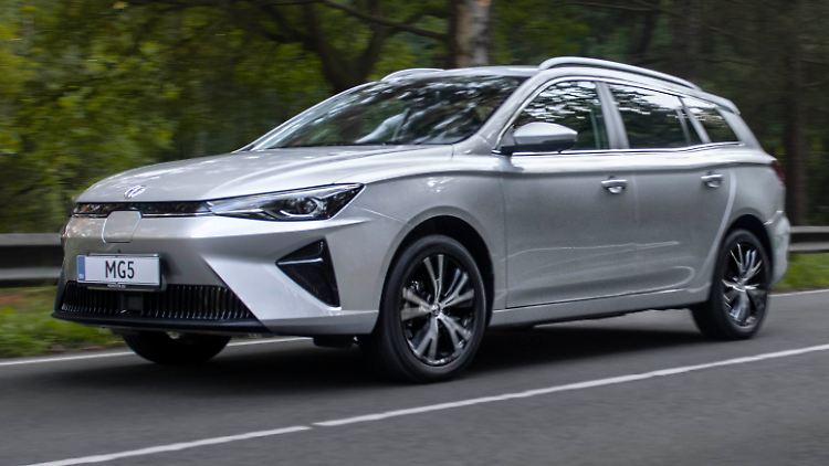 MG5: Der einzige elektrische Kombi ist ein eleganter Praktiker.