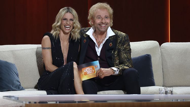 Werden auch am 19. November durch die Show führen: Michelle Hunziker und Thomas Gottschalk