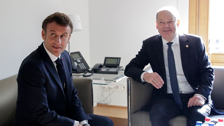 Tête-à-tête beim EU-Gipfel am Donnerstag: Macron und Scholz harmonieren nicht so ganz.