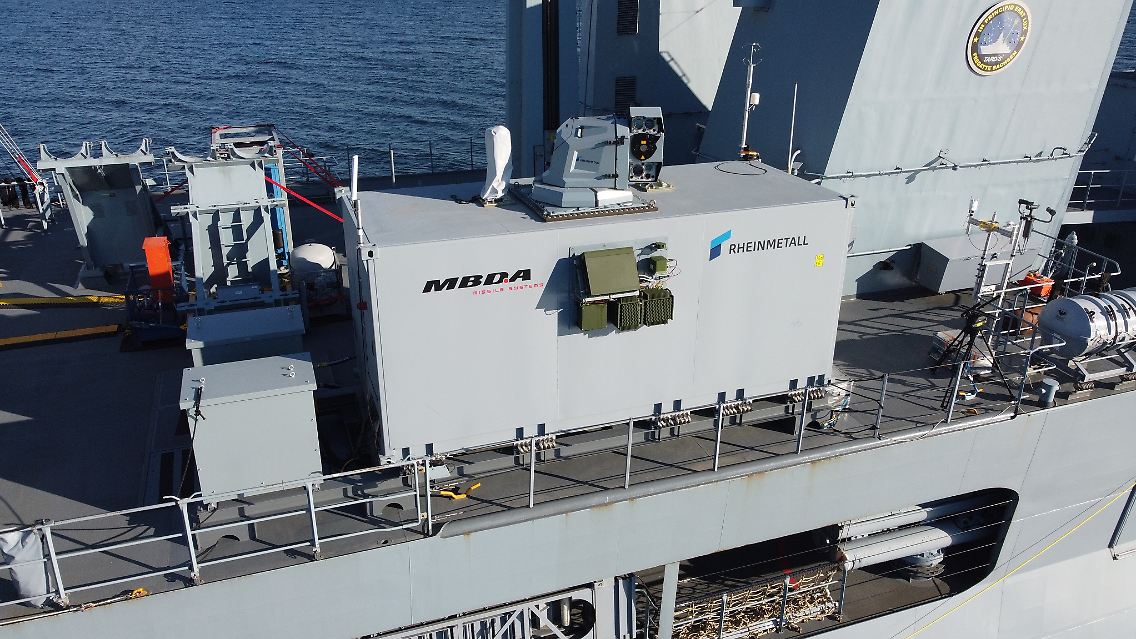 In diesem Container steckt die Hightech-Waffe.