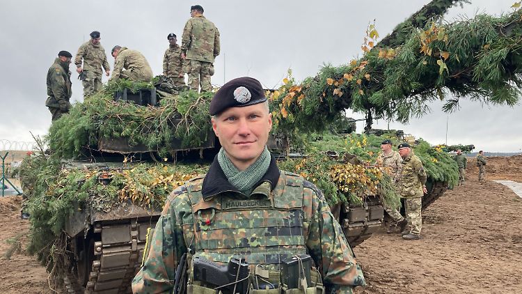 Oberstleutnant Marco Maulbecker führt seit August den NATO-Gefechtsverband in Litauen. 