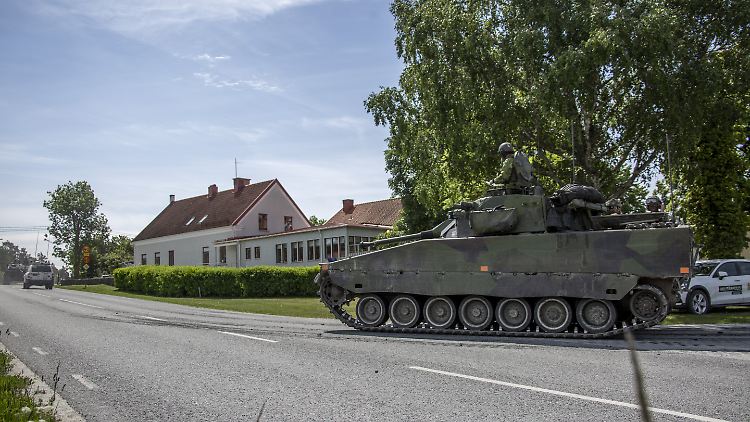 Im Juni fand auf Gotland die Militärübung "BaltOps 22" statt.