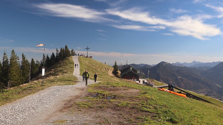 Die höchsten Werte im Oktober wurden vor allem im Süden erst zum Monatsende erreicht.