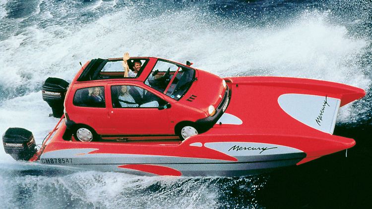 Bei den Filmfestspielen in Cannes 1995 hatte der Katamaran "Twingo Marine" seinen großen Auftritt.