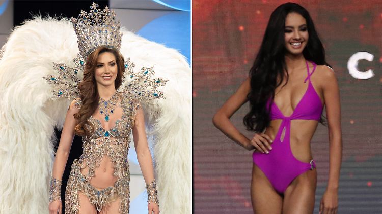 Seit 28. Oktober ein Ehepaar: Mariana Varela, ehemalige Miss Argentinien (l.), und die frühere Miss Puerto Rico Fabiola Valentin.
