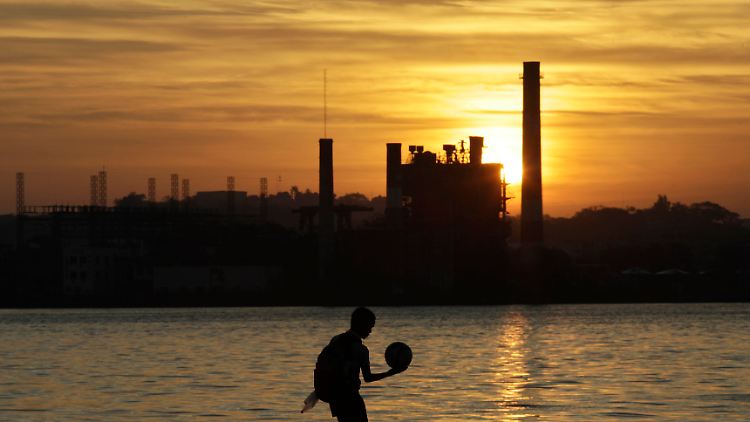 Sonnenaufgang in Havanna.