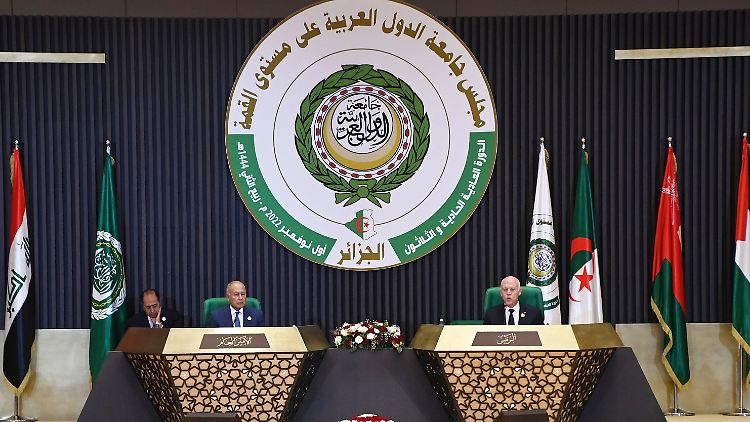 Die 22 Mitgliedsstaaten der Arabischen Liga kommen derzeit in Algerien zusammen.