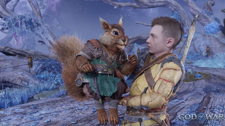 Atreus steht im Zentrum der Geschichte - die vielen bunten Charaktere sorgen regelmäßig für Abwechslung.