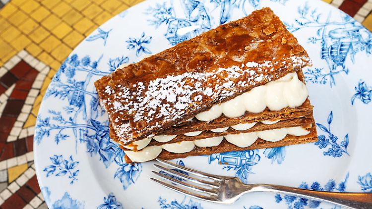 Luc Verlains (und Alexander Oetkers) Lieblingsadresse in Paris: das Bistro "La Fontaine de Mars" mit dem "Dessert der Könige".