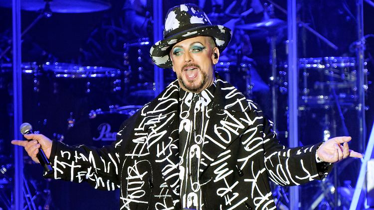 Hat er das Zeug zum Sieg? Boy George.