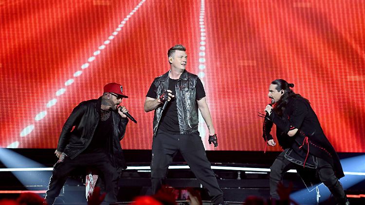 Die Backstreet Boys vor weniger als einem Monat in der Münchner Olympiahalle - da war die Welt noch in Ordnung.