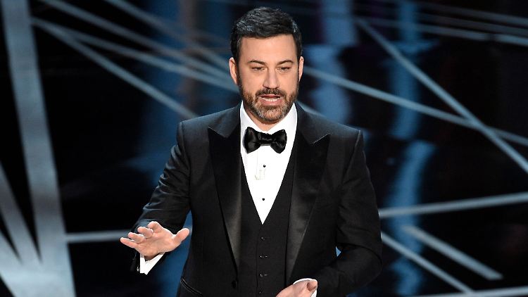 Der US-Talkmaster Jimmy Kimmel hat zum dritten Mal die Oscars moderiert.