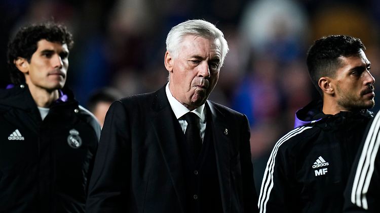 Carlo Ancelotti beklagte die Einstellung seiner Profis.
