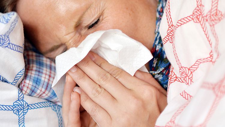 Bei einer echten Influenza liegen die Erkrankten gut und gern eine Woche flach.  