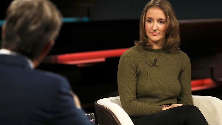 Carla Rochel vertritt in der Sendung von Markus Lanz die "Letzte Generation".