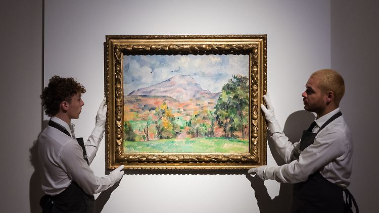 Paul Cézannes "La Montagne Sainte-Victoire" erzielt 138 Millionen Dollar.