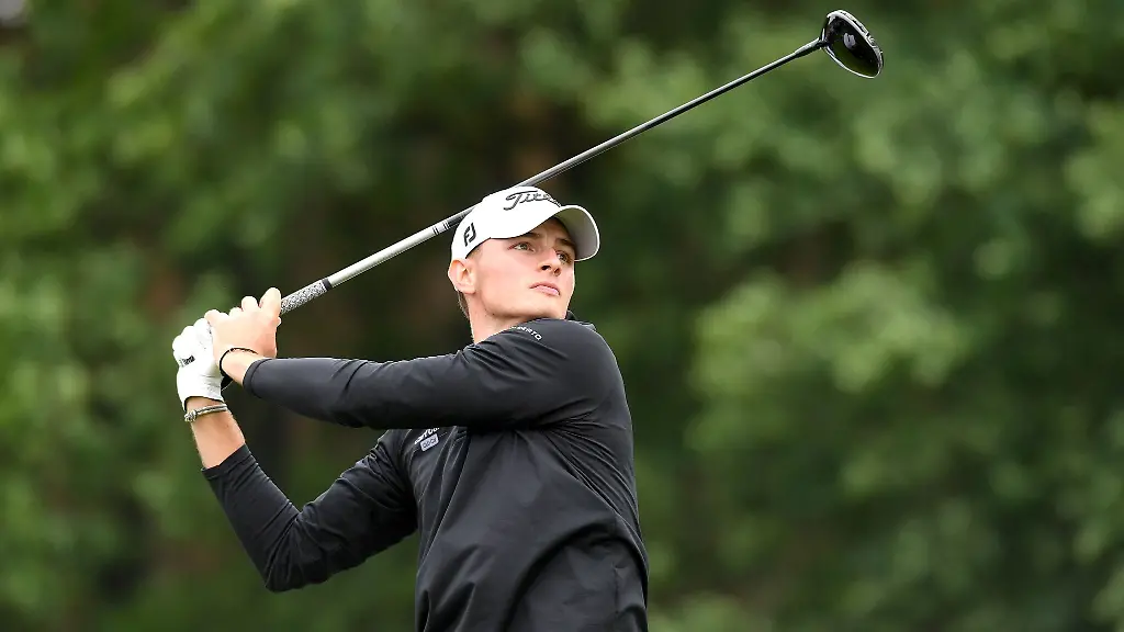 Golf-Europa-Tour-Einzel-Herren-4-Runde-Jannik-de-Bruyn-aus-Deutschland-in-Aktion