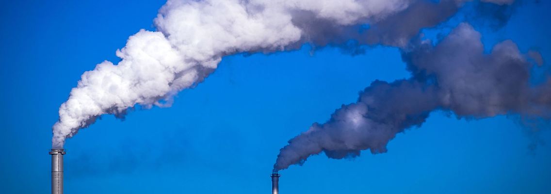 Rauch steigt aus Schornsteinen von holzverarbeitenden Industriebetrieben am Seehafen Wismar auf.