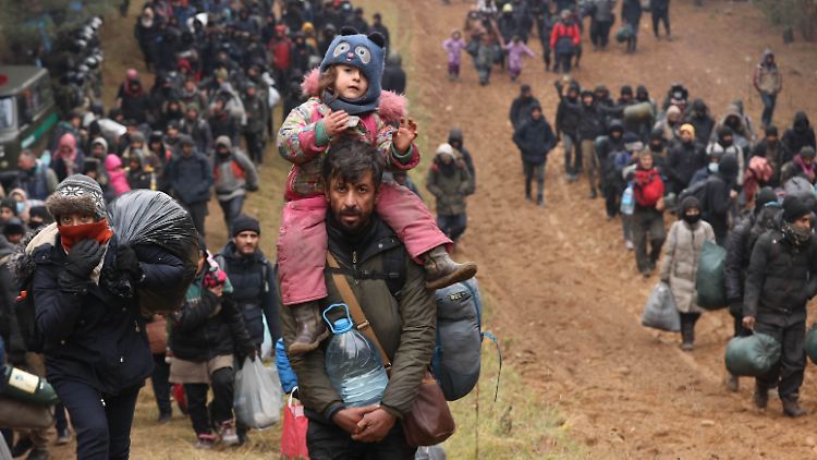 Viele Migranten kamen nach Deutschland, nachdem sie über Belarus in östliche EU-Staaten gelangt waren.