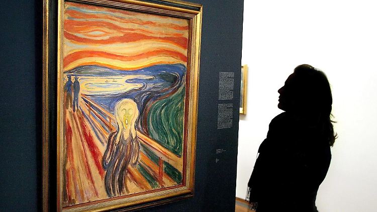 "Der Schrei" gilt als berühmtestes Motiv des norwegischen Künstlers Edvard Munch. (Archivbild)