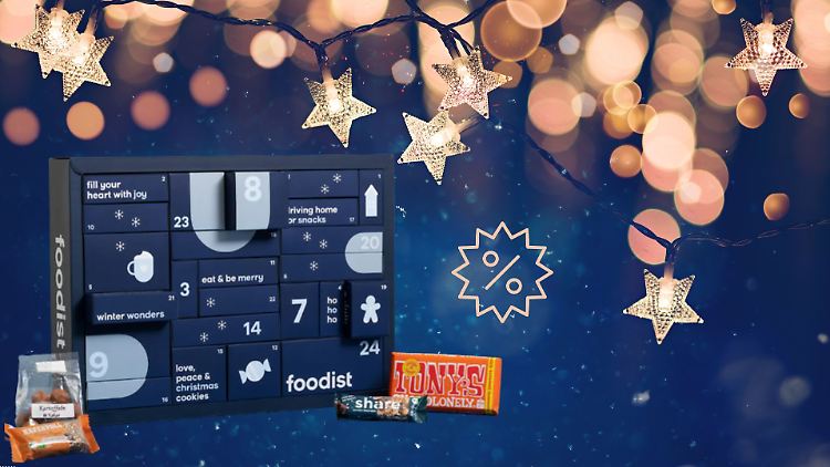 Exklusiv für ntv.de-Leser: 20 Prozent Rabatt auf die Adventskalender von Foodist mit dem Code FOODISTKALENDER20 