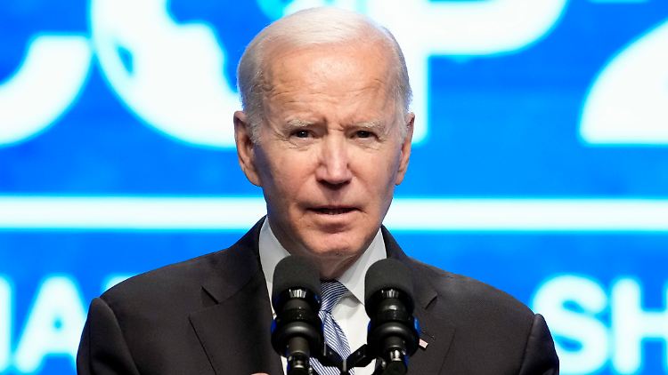 Sieht die USA bei der Energiewende auf Kurs: US-Präsident Biden in Ägypten. 