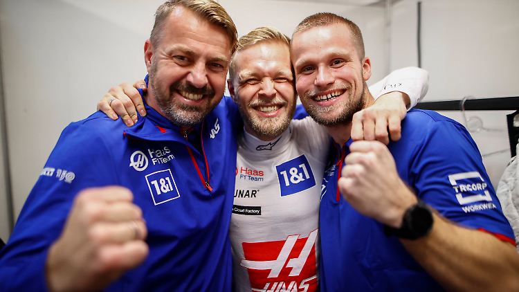 Magnussen lässt Haas jubeln. 