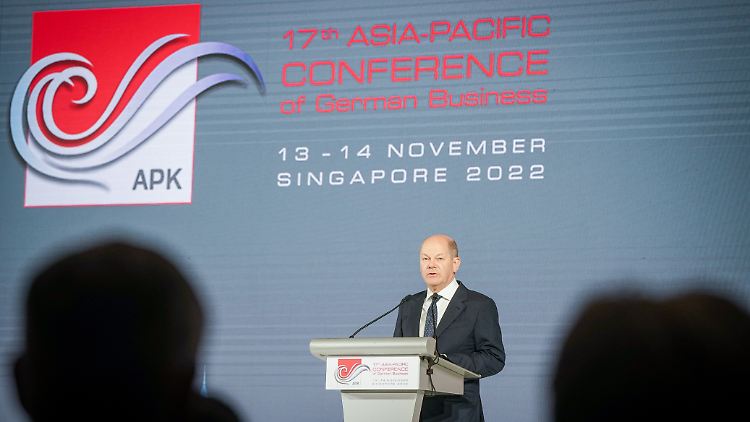 Bundeskanzler Scholz und Wirtschaftsminister Habeck betonen die Notwendigkeit des Abbaus einseitiger Abhängigkeiten bei gewissen Rohstoffen und Technologien.